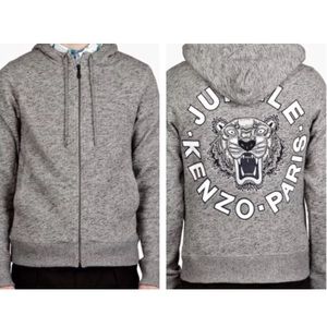 New Kenzo ZipUp Sweater Unisex Hoodie Hoody Small